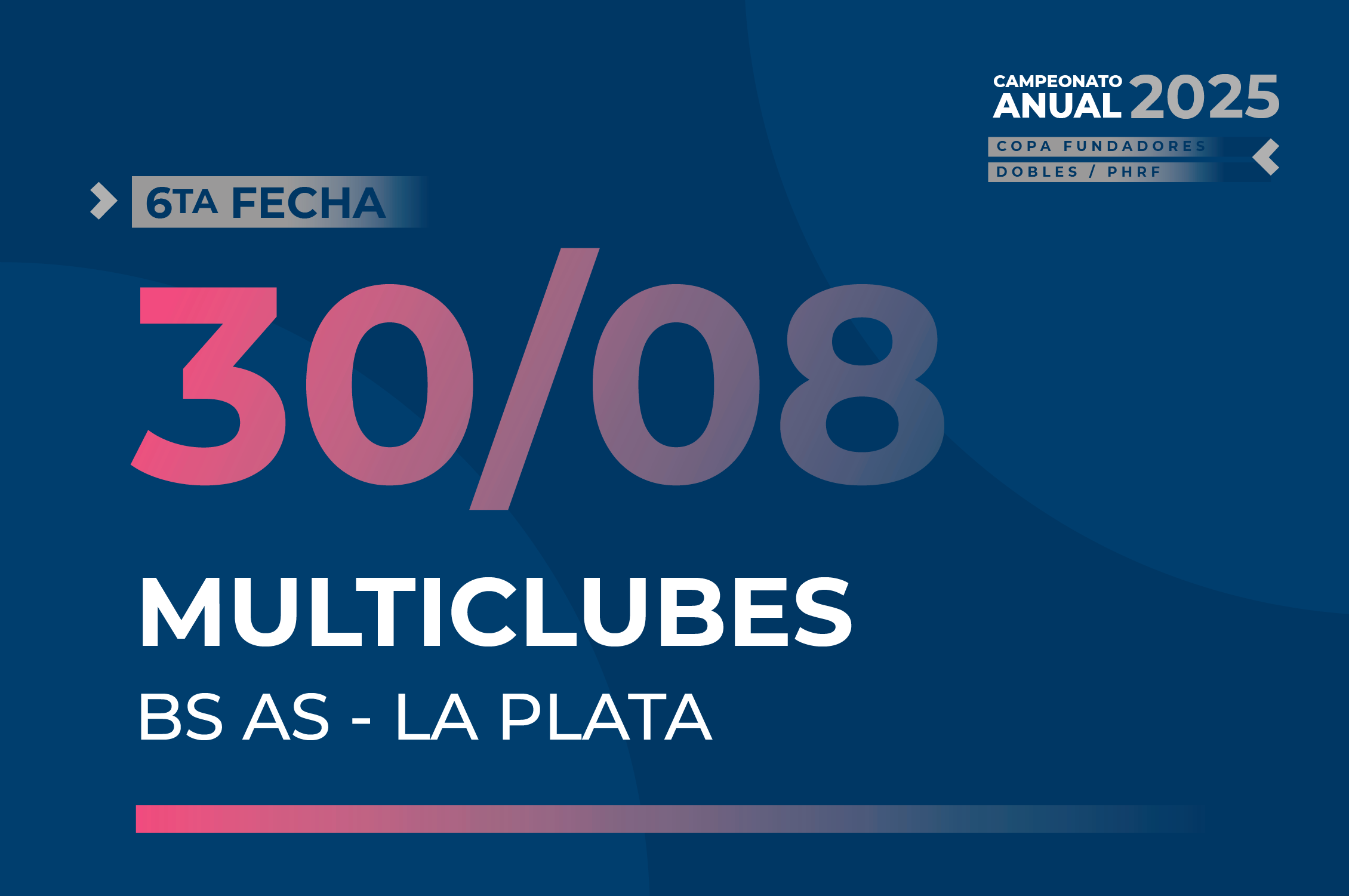 6ta Fecha – Multiclubes – 30-08-2025
