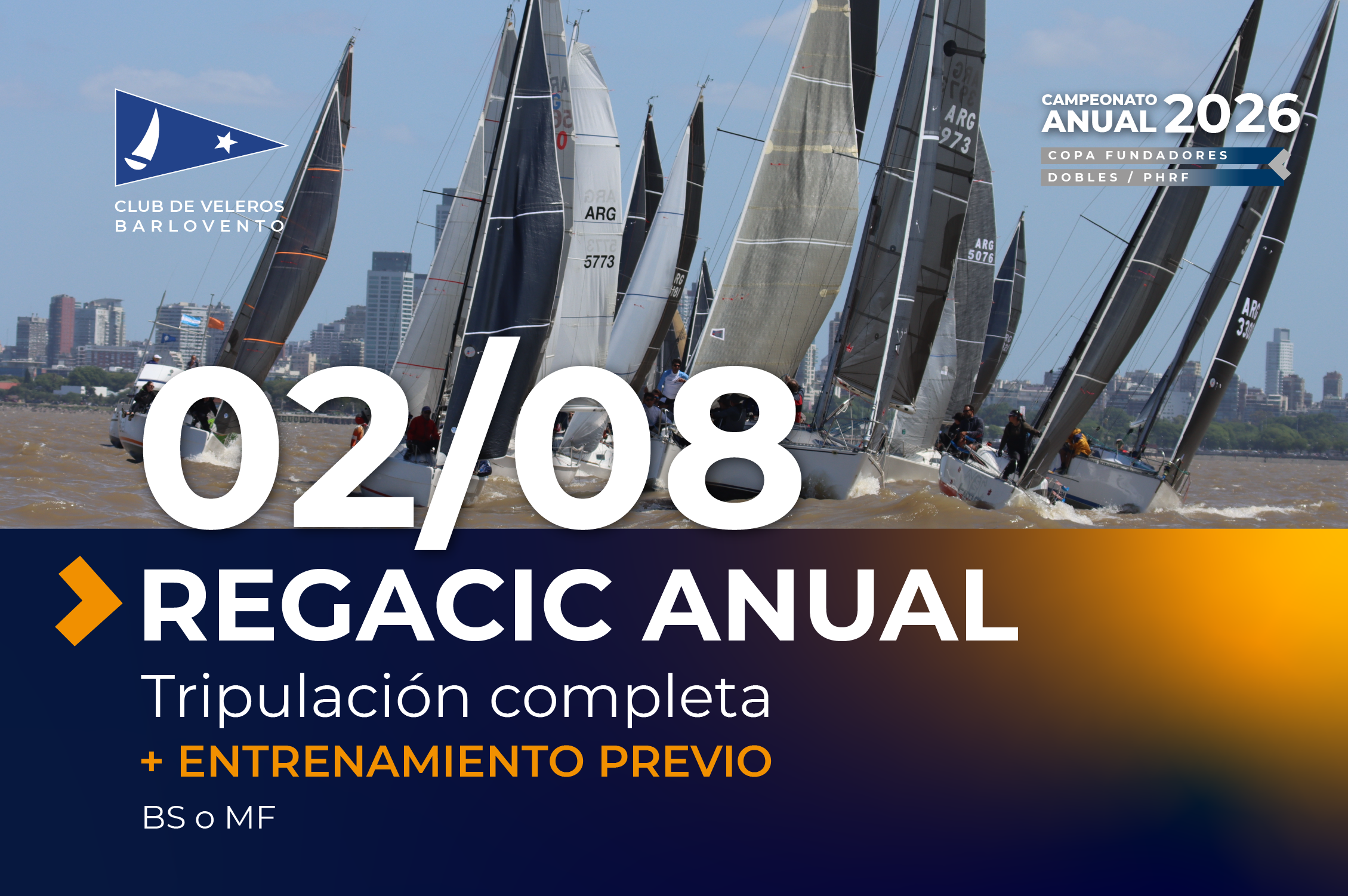 REGACIC ANUAL + Entrenamiento Previo – 2 DE AGOSTO